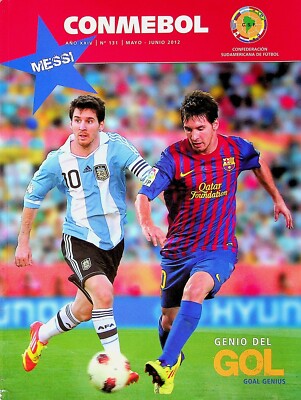 CONMEBOL MAGAZINE No 131 aus 2012 mit Messi Copa Libertadores  2012 Bonbera 1969