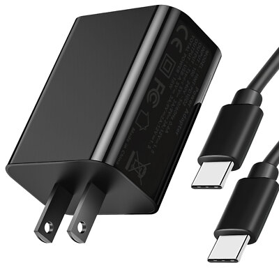 Adapter Fast Charger Type C With Phone Charging Cable For Samsung Galaxy Android