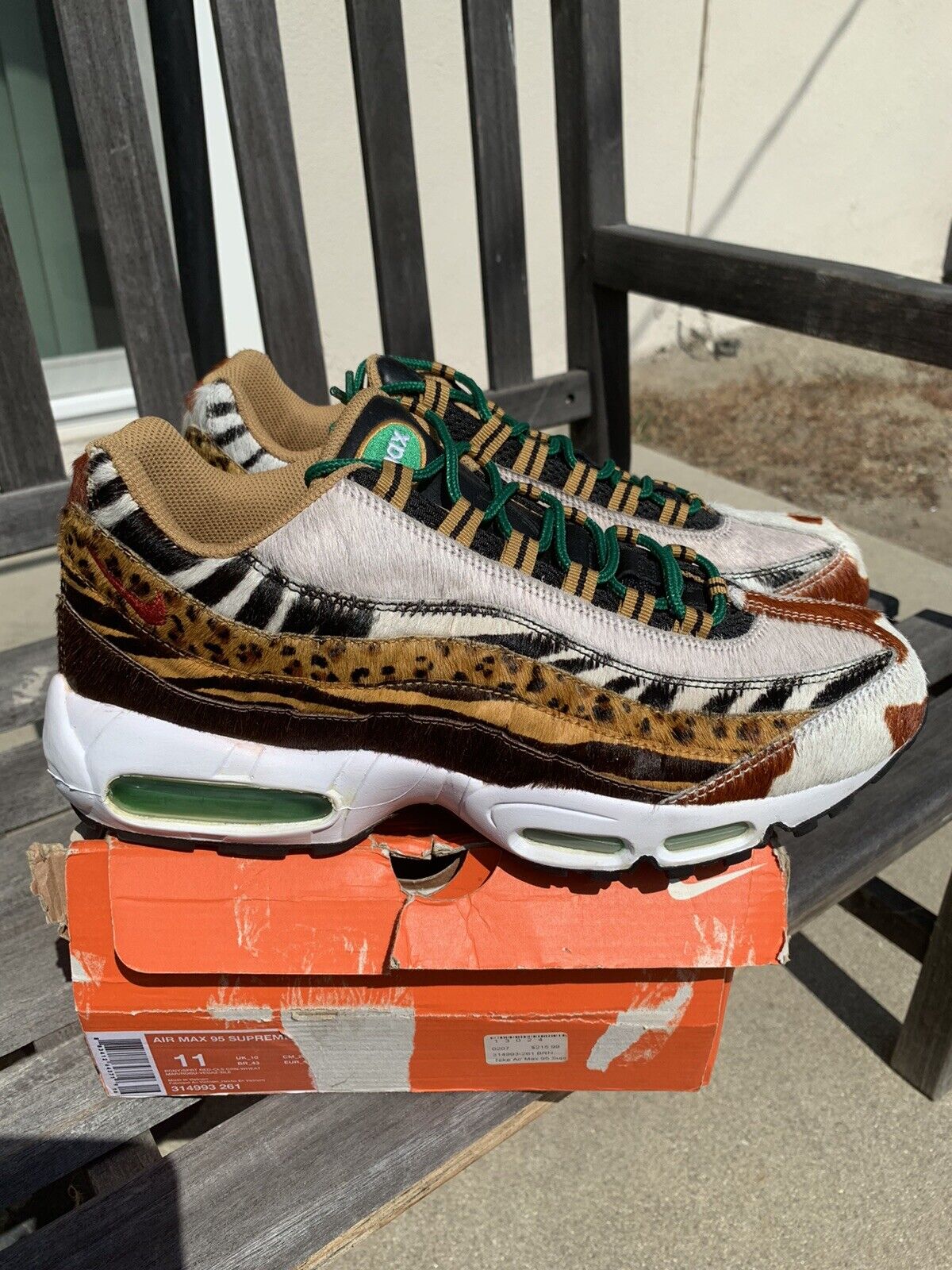 Nike Air Max Supreme OG 2006 DLX Safari Pack Pony Sz 11 Rare 97 | eBay