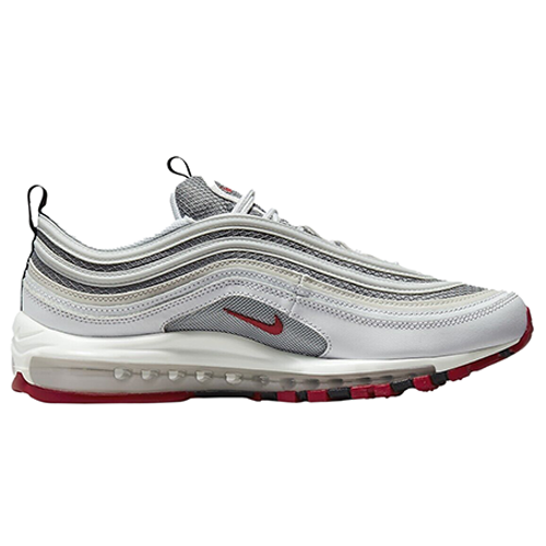 Nike Men's Air Max 97 White Bullet Casual Sneakers from Finish