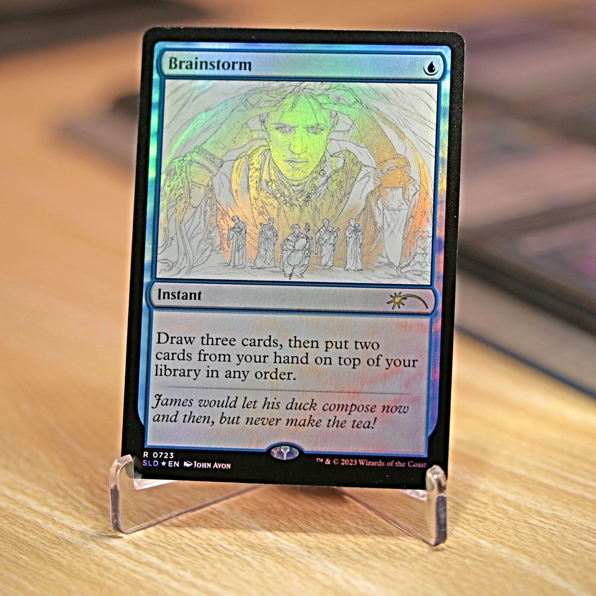 MTG 英語 Secret Lair John Avon | Foil三個 Brainstorm Sketch Showcase FOIL #723 | SLD Secret Lair Drop