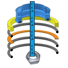 7135555 Tilt Cylinder Seal Kit Fits Bobcat S130