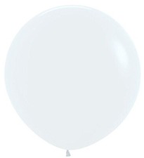 Sempertex 36inch Fashion White Latex Balloons 2ct