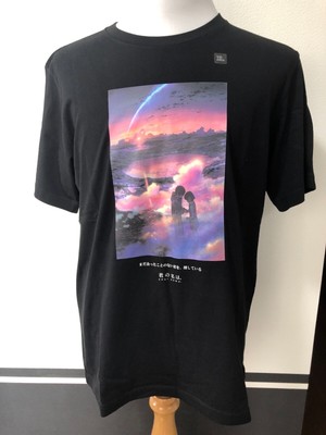 شكوك uniqlo your name t shirt 