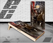 Ghost Reaper Hour Glass Cornhole Boards Bean Bag Toss Game