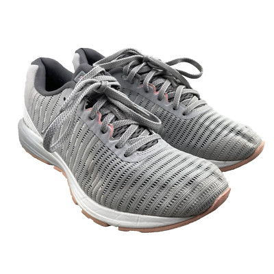 Asics Dynaflyte 3 Running Shoes Women 7.5 Gray Sportswear Training Trail Sneaker