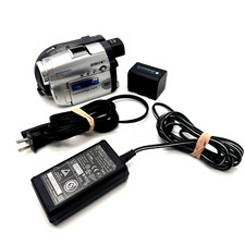 SONY Handycam DCR-DVD201 Camera Camcorder Mini DVD-R New Battery Power Supply