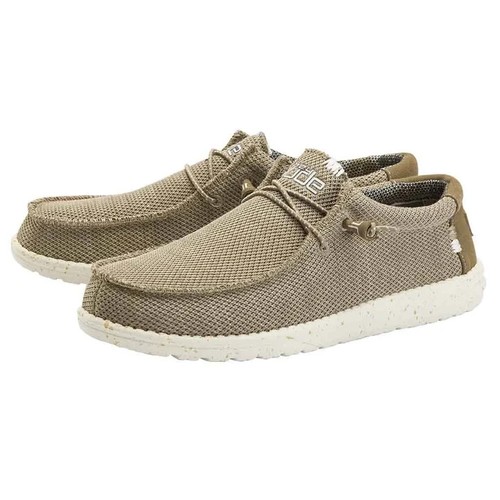 Hey Dude Shoes Mens Wally Sox Sand Size 