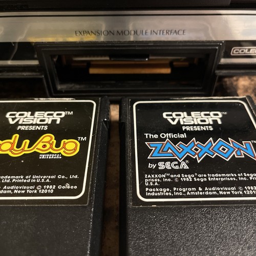 ColecoVision Console w/two Controllers, Power Supply, 8 Games and ...