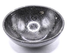 3.2" Black Nuumite Bowl Polished Natural Sparkling Gemstone Crystal Mineral