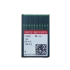 10 GROZ-BECKERT 24 134 135X7 135X5 DPX7 134R SY1955 SEWING MACHINE NEEDLE