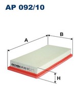 Filtron AP 092/10 Luftfilter FÜR Alfa Romeo Fiat