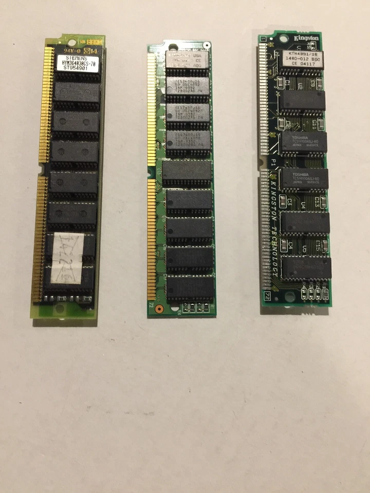  16 MB FPM PARITY 60NS SIMM 72 PINES 4X36 Memoria 16 Meg Chips Vintage Página Rápida Foto 4 de 4