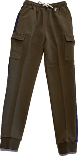Mini Boden Army Green Jersey Striped Sweatpants, size 12, EUC - Picture 2 of 4
