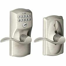 Schlage Satin Nickel Steel Electronic Keypad ...