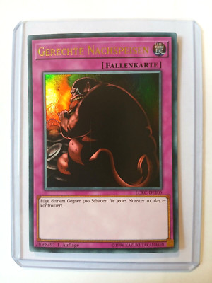 Gerechte Nachspeisen LCKC-DE105 Ultra-Rare 1 Auflage YU-GI-OH Karte EX