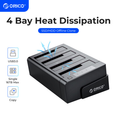 ORICO 2/4Bay Hard Disk Docking Station USB 3.0 Dock HDD SATA Non Linea Clone US
