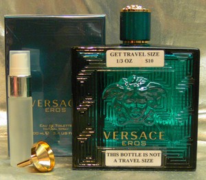 versace eros sizes