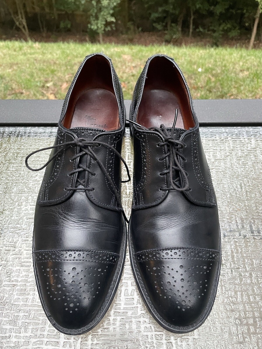 Allen Edmonds Sanford Men's Size 11.5 B Black Leathe Cap Toe Allen Edmonds Sanford Men's Size 11.5 B Black Leathe Cap Toe
