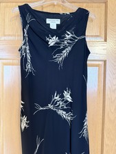 Jones New York Little Black Sleeveless Slip-On Dress Size 14