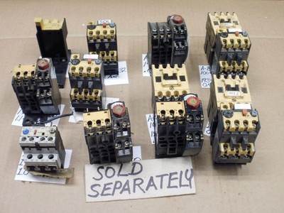 Allen Bradley Overload Relays, Contactors, & Base Adapters