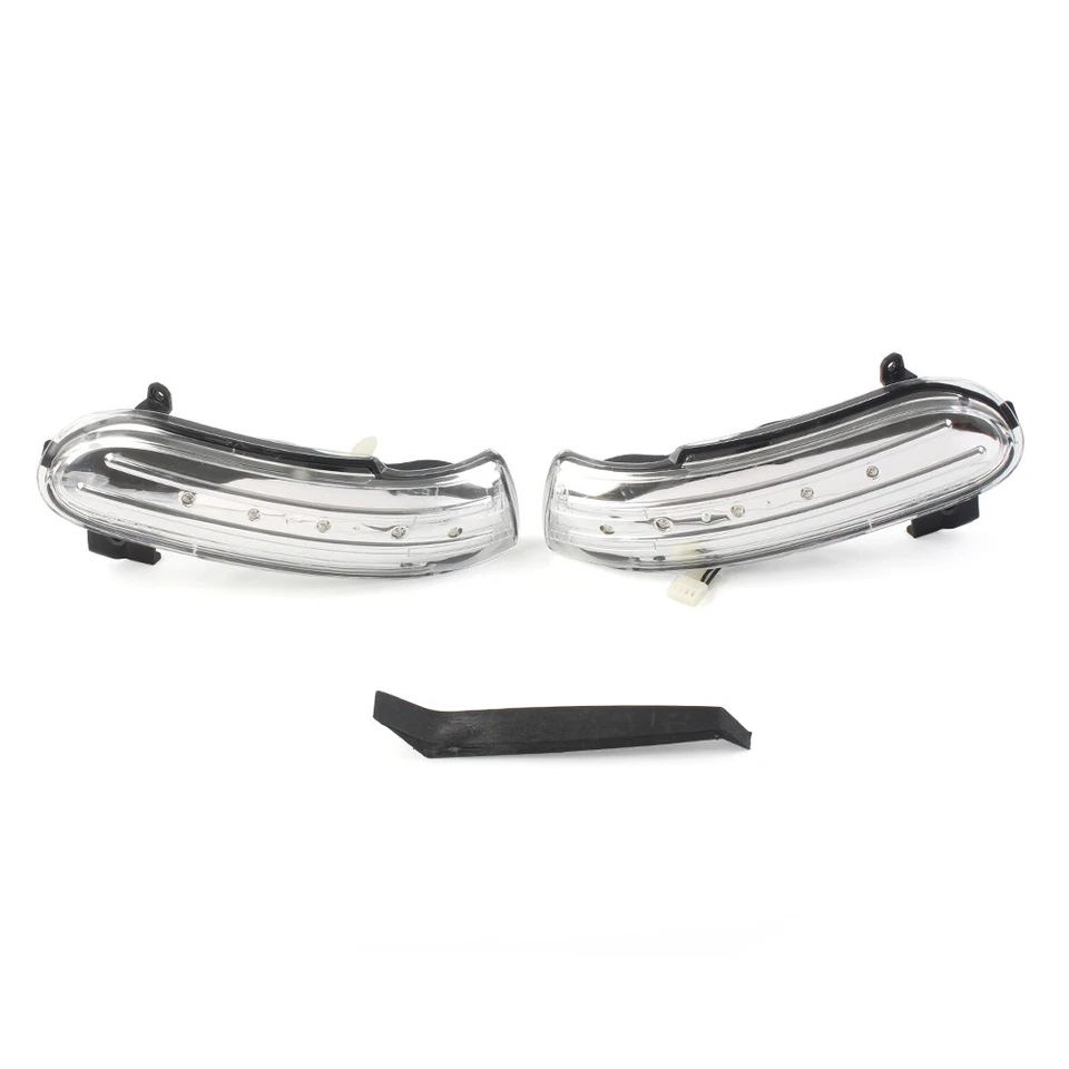 LED Dynamic Rearview Mirror Turn Signal Lights For Mercedes Benz SLK SL Class - Image 2 of 4