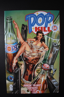Pop Kill #4 Cover C J Scott Campbell Frisky Variant - Mad Cave Studios (2025)