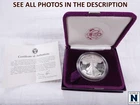 NobleSpirit } 1986 S American Eagle Silver Dollar Proof GEM BU w/ COA & Box