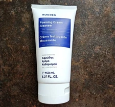 Korres Greek Yoghurt Foaming Cream Cleanser 5.07 oz/ 150ml Full Size NEW, SEALED
