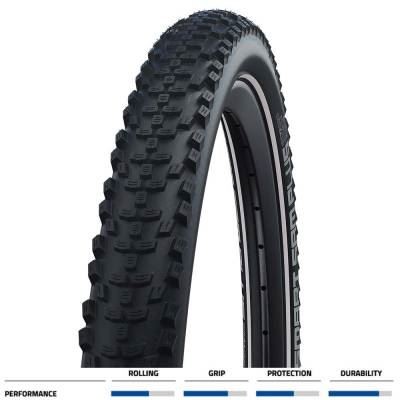 Schwalbe Smart Sam Performance 28'' x 1,65'' schwarz / reflektierender Reifen