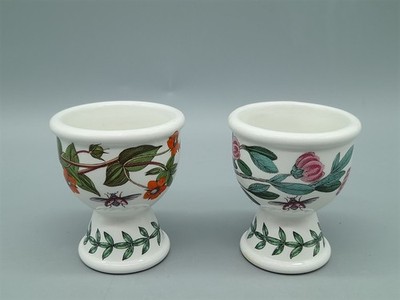 Portmeirion The Botanic Garden 2 Eierbecher 6,5 cm England Porzellan