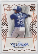 2021 Leaf Trinity Victor Mesia #BA-VM1 Auto 0zg4