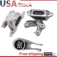 3Pcs Engine Motor Auto Trans Mounts Set For 2016-2018 Chevrolet Malibu 1.5L