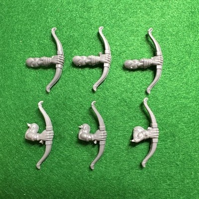 Warhammer Orks & Goblins Bits AOS Goblin Bogenschütze Bogenarm x6 Arme Ersatzteile  