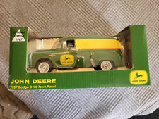 Liberty Classics Dodge D100 Town Panel Diecast Bank John Deere Limited Edition