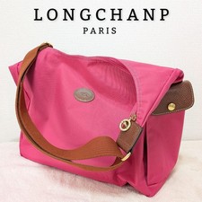 Longchamp Shoulder Bag Pink LONGCHAMP Travel Bag from Japan