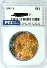 1882-S Gem BU +++++ PL Proof-like Morgan Dollar Mark Free Absolutely Stunning