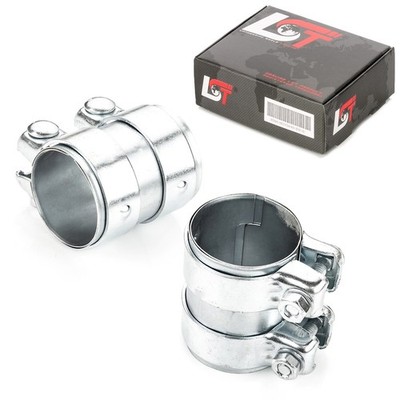 2x Auspuffschelle Rohrverbinder Abgasanalge Ø 65 x 90 mm für BMW F33 E39 F10 F90