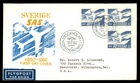 Mayfairstamps Sweden FDC 1961 Airplane SAS First Day Cover aax_38193