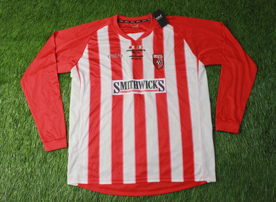 DERRY CITY 2023 FOOTBALL soccer MEN SHIRT JERSEY SPECIAL MITRE ORIGINAL SIZE XL