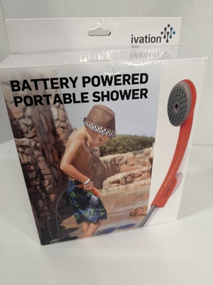 #ad #ad Ivation Battery Powered Handheld Portable Outdoor Camping Shower Open Box Tested $24.99