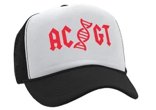 AC/GT - Genetic DNA Code Adjustable Snap Back Unisex Trucker Hat