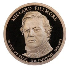 2010-S Millard Fillmore Presidential Dollar Gem Deep Cameo US Coin