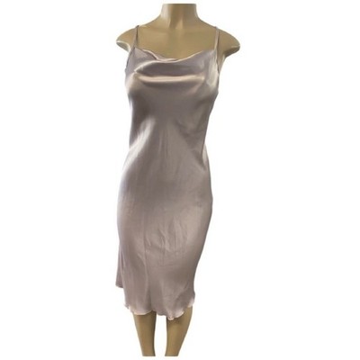 bebe Y2K cowl neck Satin cami slip midi Dress
