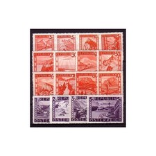 Austria 1947, Mich. No.: 838-853 **