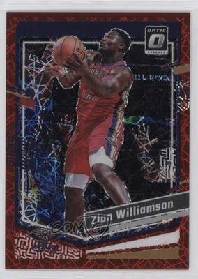 2023-24 Panini Donruss Optic Red Velocity Prizm 125/299 Zion Williamson #35 13dr