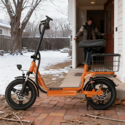 Bodywel Electric Scooter for Adults with Seat 750W 20MPH Foldable E Scooter 13Ah - Image 1 of 4