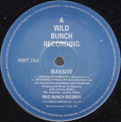 Massive Attack - Unfinished Sympathy (12'', RP)