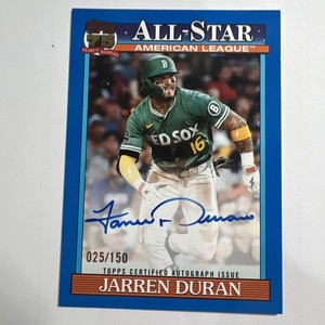 Jarren Duran Auto | eBay