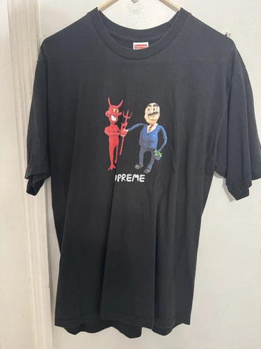 Tee shirt noir Supreme Business taille L SS23 occasion 100% authentique